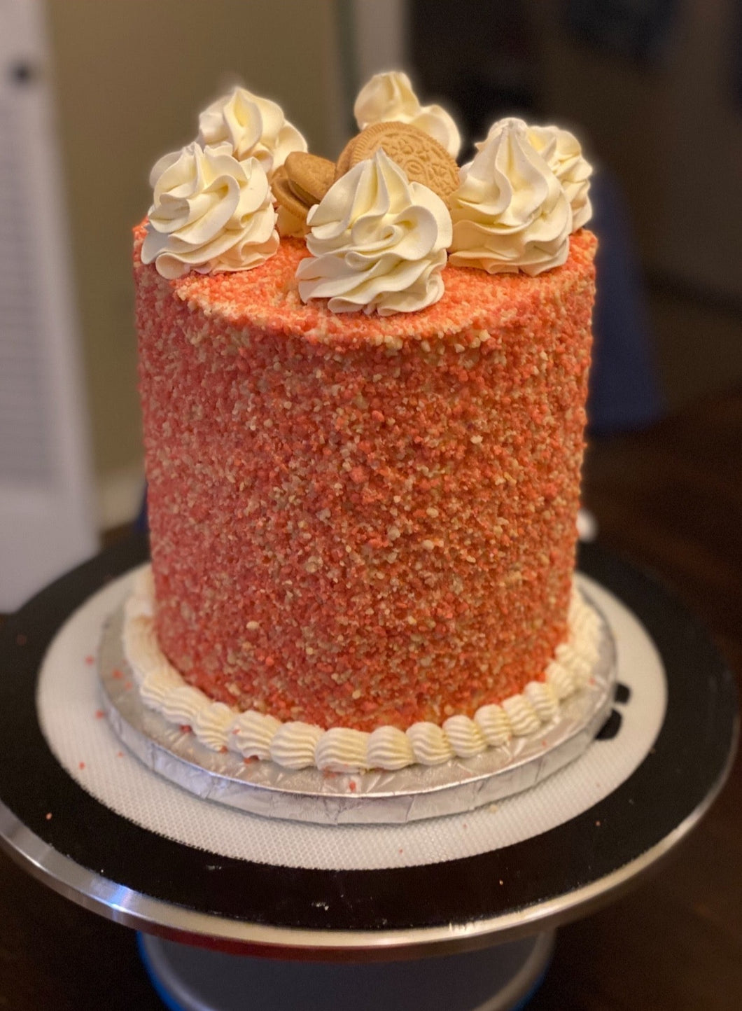 Strawberry Crunch Cake